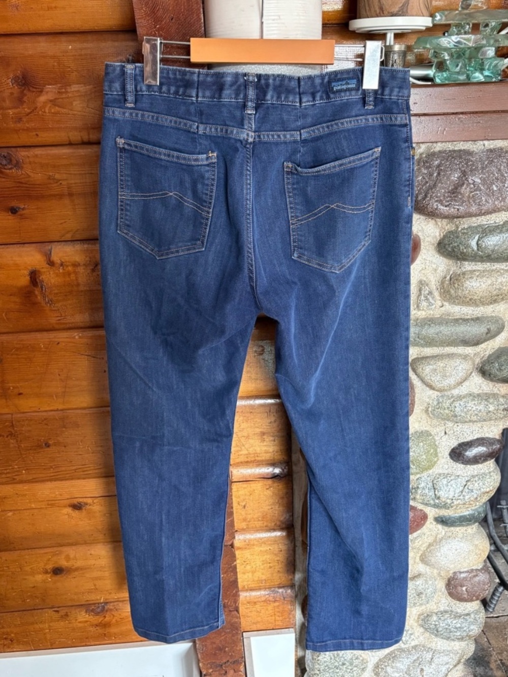 Patagonia Straight Regular Dark Wash Jeans Size 31 Organic Cotton Denim